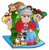 8528709-cartoon-grandma-with-two-kids-vector-illustration